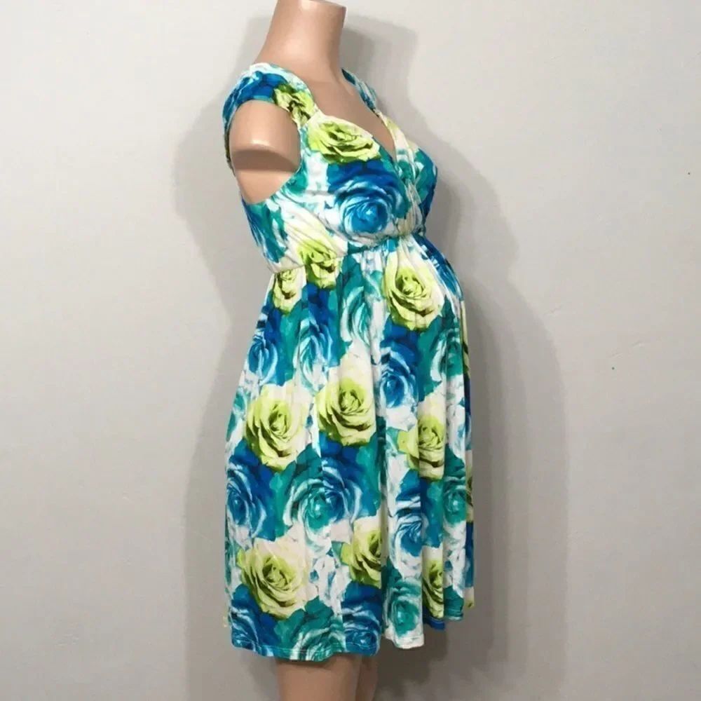 Floral maternity dress. NWOT - Picture 4 of 7